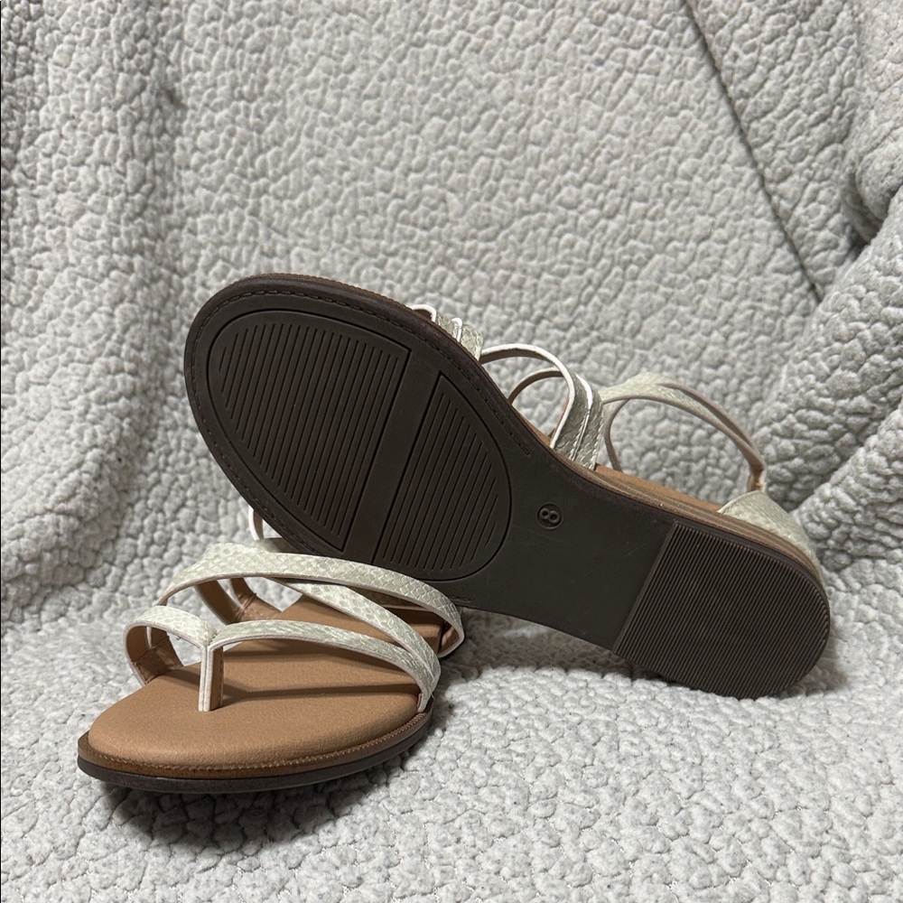 Boutique by Corky’s Tan Strappy Sandals. They're perfect for any occasion. - Picture 3 of 8